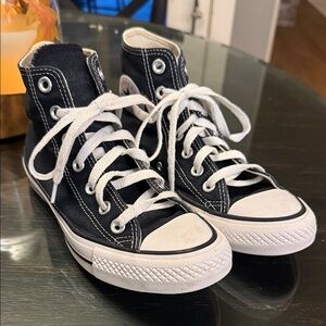 Converse Kids High-Top Sneakers - Black and White